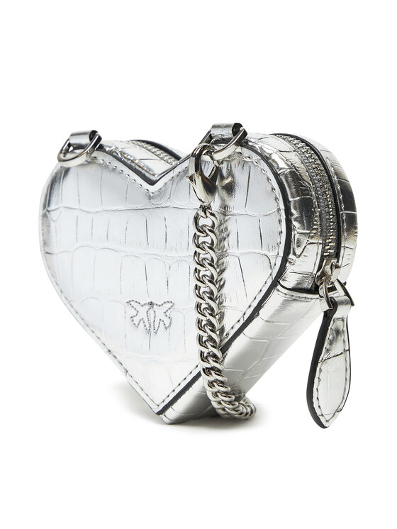 PINKO Peňaženka PINKO Heart Pills Holder . AI 24-25 PCPL 103835 A1W5 Strieborná