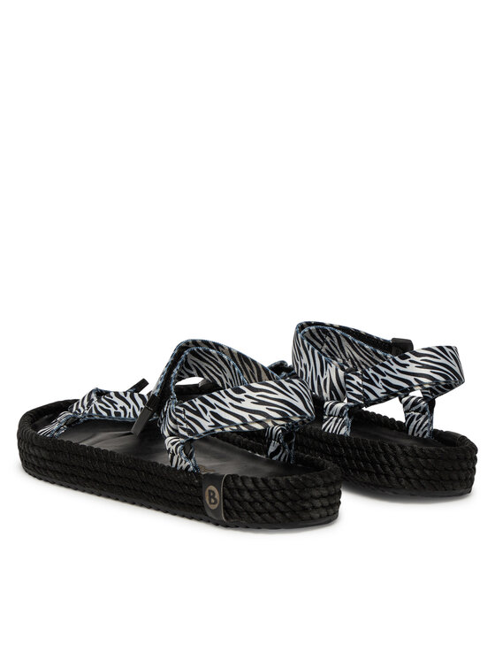 Bohonomad Sandále Bohonomad Miami Elastic MIA.20-ZEB Biela