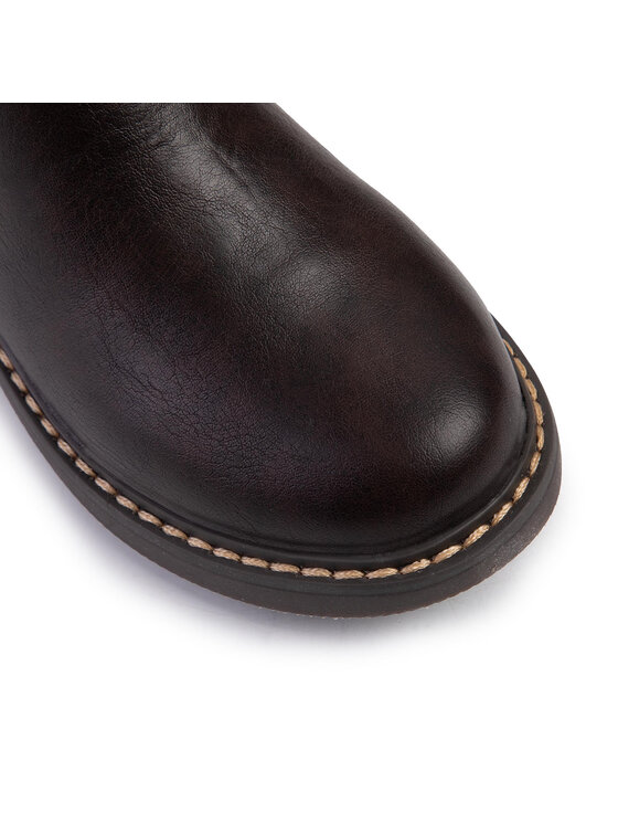 Geox Šnurovacia obuv Geox J Eclair G. D J949QD 000BC C6009 M Hnedá