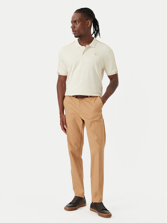 Beverly Hills Polo Club Beverly Hills Polo Club Polo P-SS26M-P2747 Beige claro Regular Fit