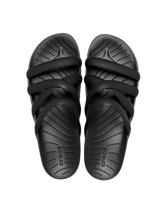 Crocs Natikači Crocs Splash Strappy Sandal 208217 Črna
