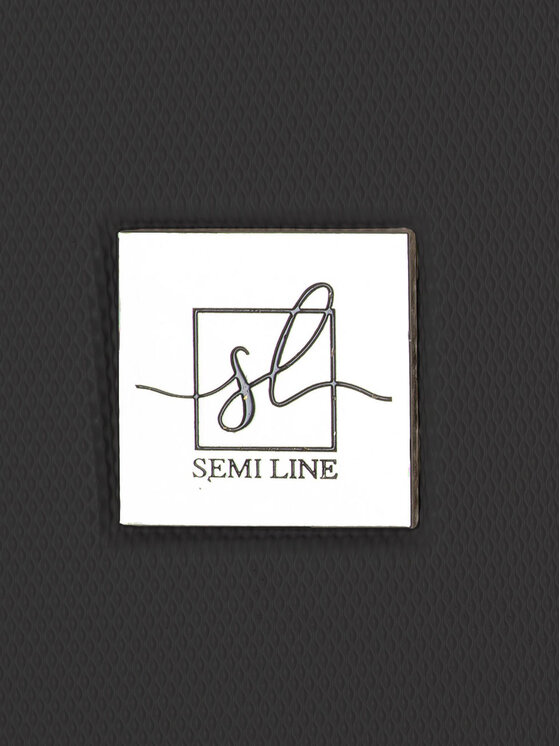 Semi Line Vidējs koferis Semi Line T5671-3 Melns