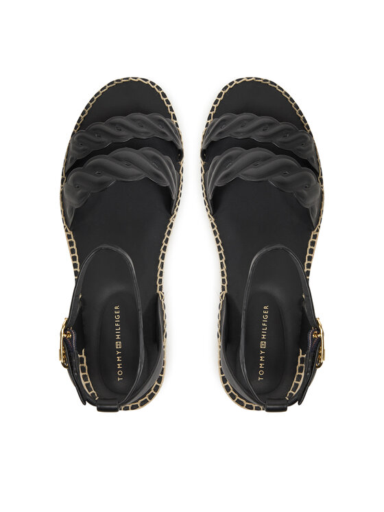 Tommy Hilfiger Espadrile Tommy Hilfiger FW0FW08496 Črna