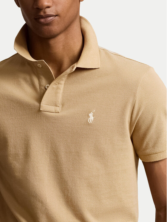 Polo Ralph Lauren Polo Ralph Lauren Поло 710536856379 Бежевий Slim Fit