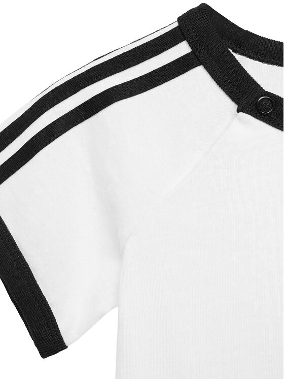 adidas adidas Camiseta 3-Stripe KR3715 Blanco Regular Fit