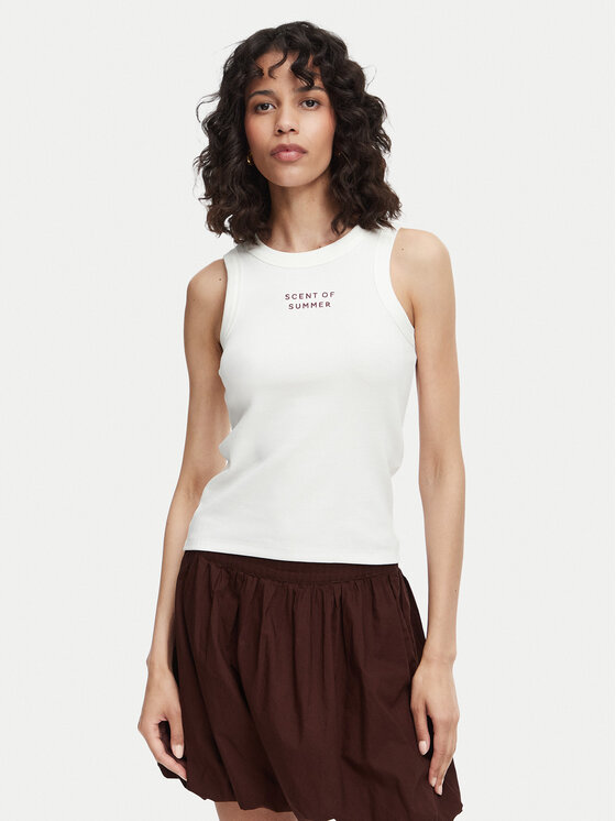 Vero Moda Vero Moda Top Nira 10341982 Blanco Slim Fit