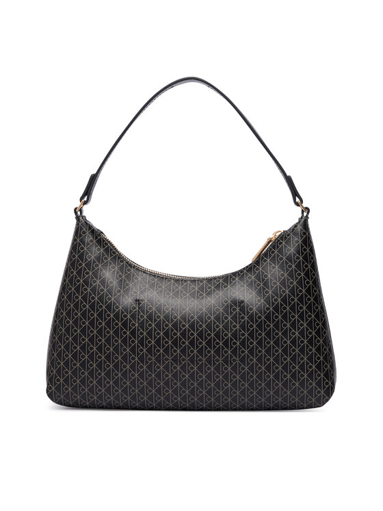 Calvin Klein Rankinė Calvin Klein Emblem Aop Small Shoulder Bag LV04F3889G Juoda