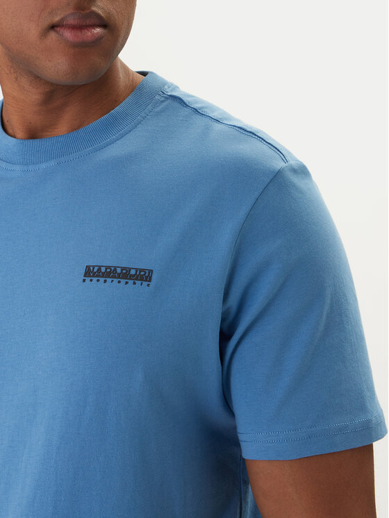 Napapijri Napapijri Camiseta Smallbox NP0A88TR Azul Regular Fit