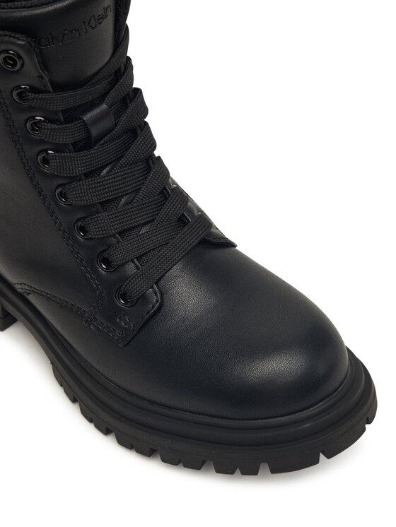 Calvin Klein Žygio batai Calvin Klein Lace Up Bootie V3A5-83120-1464 S Juoda