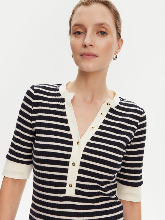 Guess Guess Поло W5YP20 KCZ82 Cиній Regular Fit