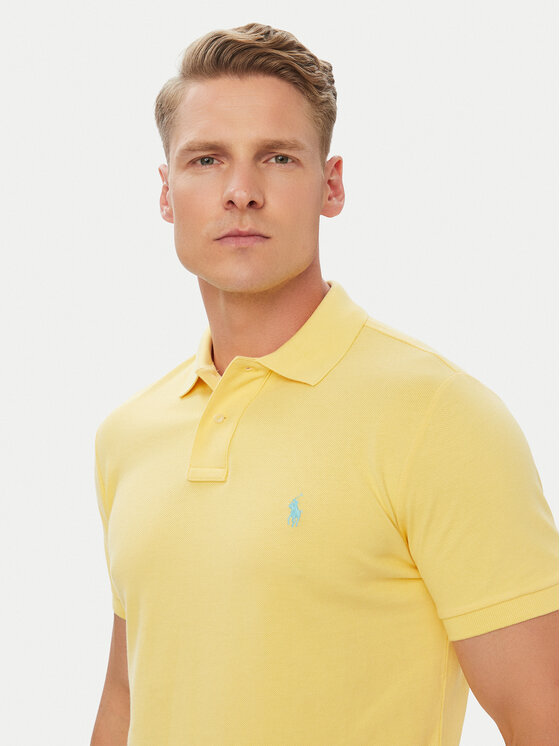 Polo Ralph Lauren Polo Ralph Lauren Pólóing Core Replen 710782592 Sárga Custom Slim Fit