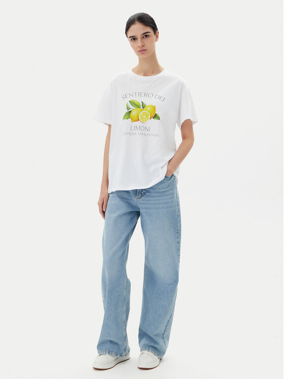 Pieces Pieces Футболка Thea 17157114 Білий Standard Fit