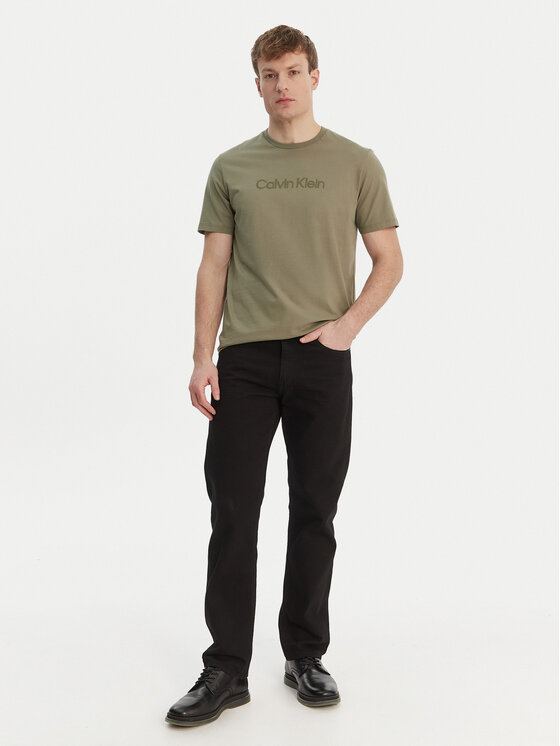 Calvin Klein Calvin Klein Camiseta LV04LF810G Verde Regular Fit