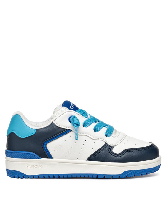 Geox Snīkeri Geox J Washiba J45LQB 5411 C1343 S Balts