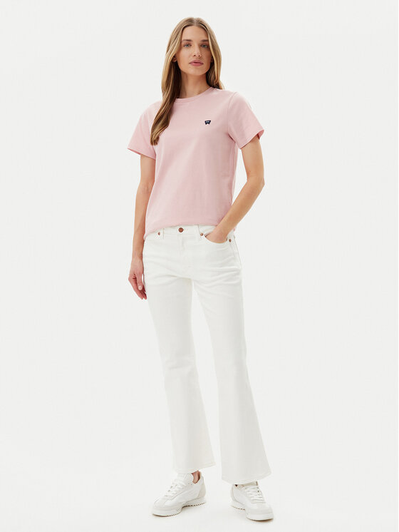 Wrangler Wrangler Футболка 112362576 Рожевий Regular Fit