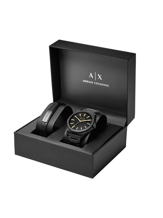 Armani Exchange Pulkstenis Armani Exchange Active AX7102 Melns
