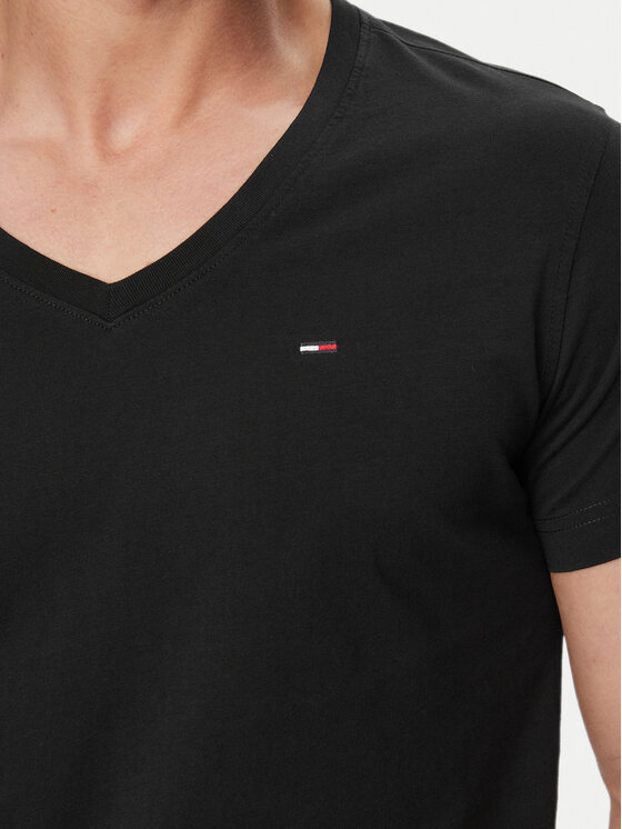 Tommy Jeans Tommy Jeans Camiseta DM0DM04410 Negro Regular Fit