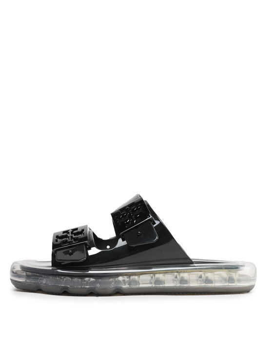 Tory Burch Шльопанці Tory Burch Buckle Bubble Jelly 149718 Чорний