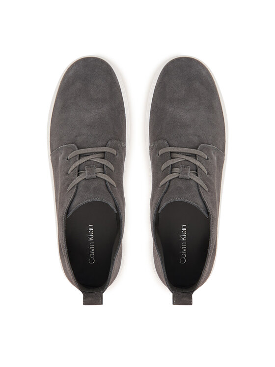 Calvin Klein Ghete Calvin Klein Hybrid Clean Mid Lace Up Su HM0HM02254 Gri