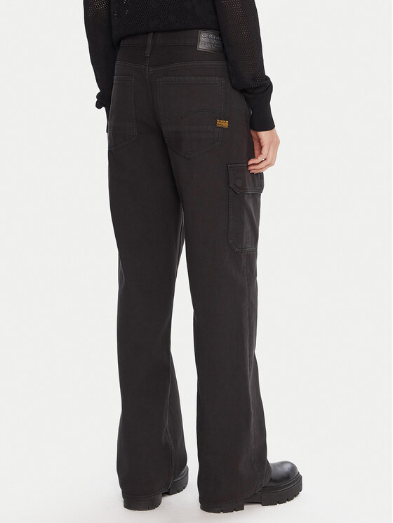 G-STAR G-Star Raw Szövet nadrág Judee D24673-E078 Fekete Relaxed Fit