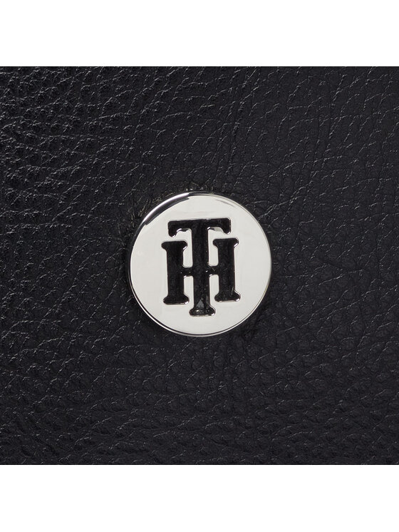 Tommy Hilfiger Geantă Tommy Hilfiger Honey Med Tote AW0AW07294 Negru