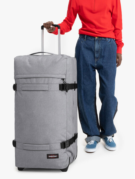 Eastpak Голям куфар Eastpak Transit'r L EK0A5BA93631 Сив
