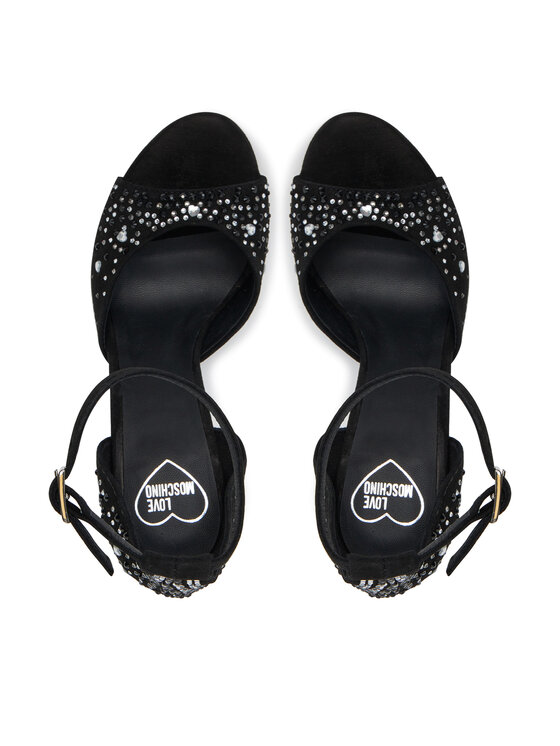 LOVE MOSCHINO Босоніжки LOVE MOSCHINO JA16119G0MJA0000 Чорний