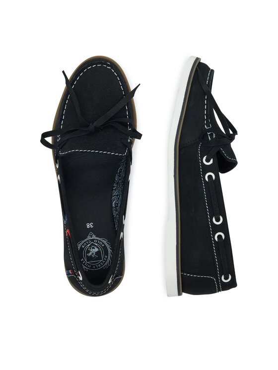 Beverly Hills Polo Club Mokasíny Beverly Hills Polo Club WI16-SKIPER-01 Černá