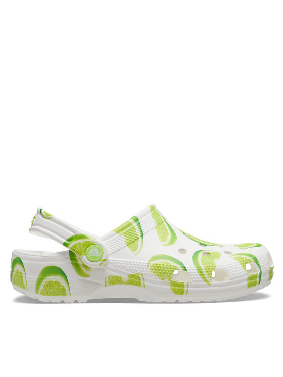 Crocs Шльопанці Crocs Classic Fresh Fruits Clog 211008 Білий