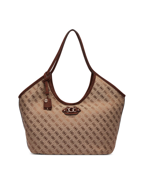 Guess Torebka Guess Samantha HWJG23 13230 Brązowy jasny