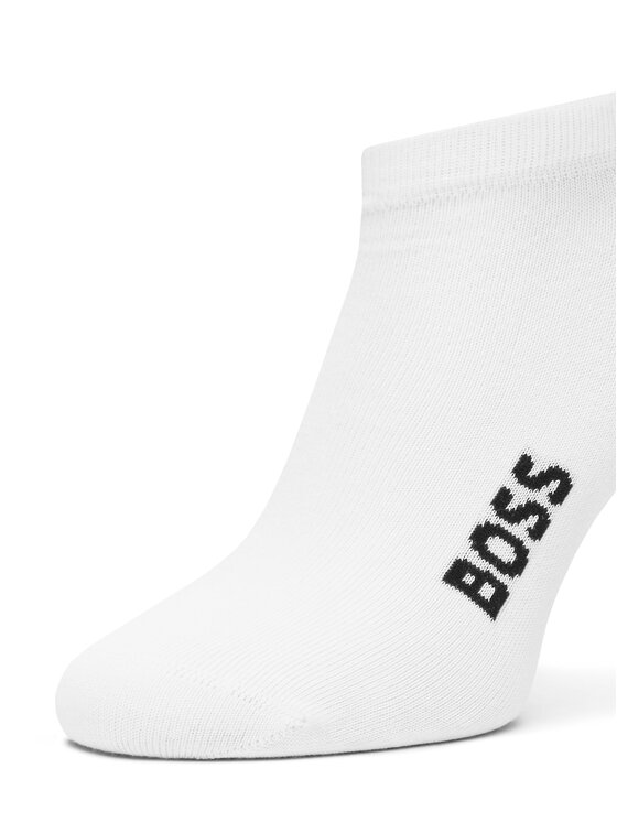 BOSS Trumpos kojinės BOSS 50502054 Balta