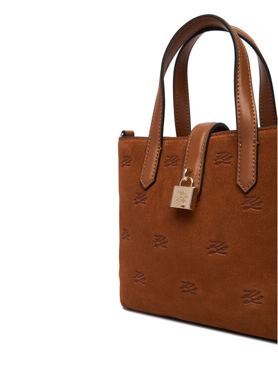 KARL LAGERFELD Ročna torba KARL LAGERFELD B1W30104 Rjava
