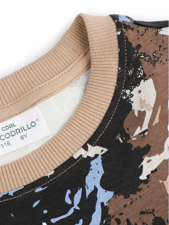 Coccodrillo Coccodrillo Majica WC5143201WBK Pisana Regular Fit