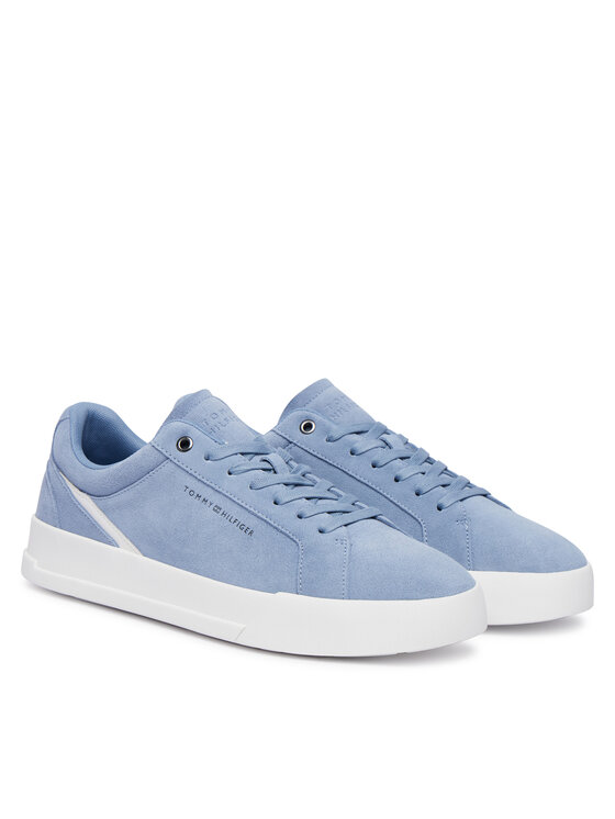Tommy Hilfiger Sportcipők Tommy Hilfiger Th Court Premium Suede FM0FM05880 Kék