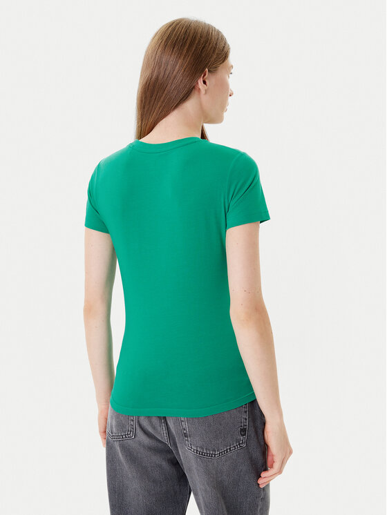 Guess Jeans Guess Jeans Camiseta W5YI04 J1314 Verde Slim Fit