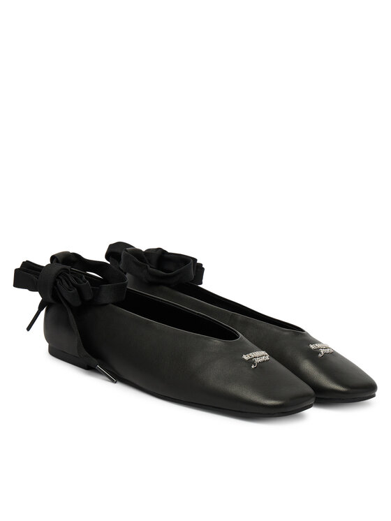Tommy Jeans Balerinos Tommy Jeans Tjw Ballerina With Laces EN0EN02939 Juoda