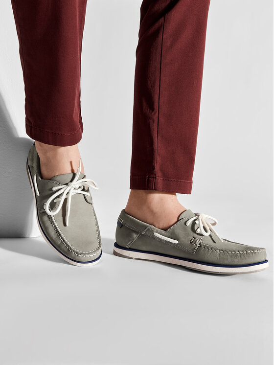 Timberland Mokaszin Timberland Atlantis Break Boat Shoe TB0A2A1W0851 Szürke