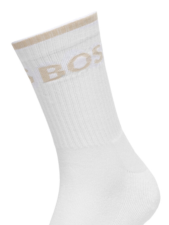 BOSS Ilgos kojinės BOSS 50510168 Balta