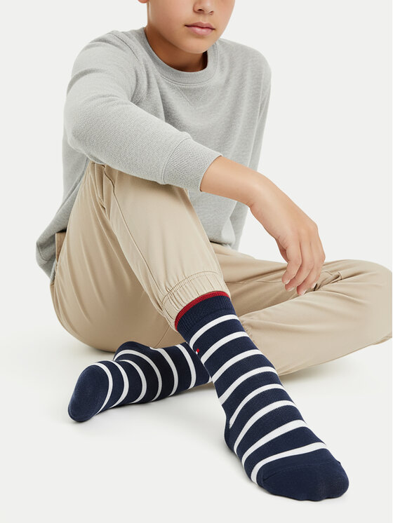 Tommy Hilfiger Κάλτσες μακριές Tommy Hilfiger 701229939 Σκούρο μπλε