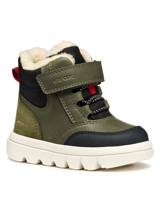 Geox Čižmy Geox B Willaboom B Ab B365BC 0ME22 C0450 S Kaki