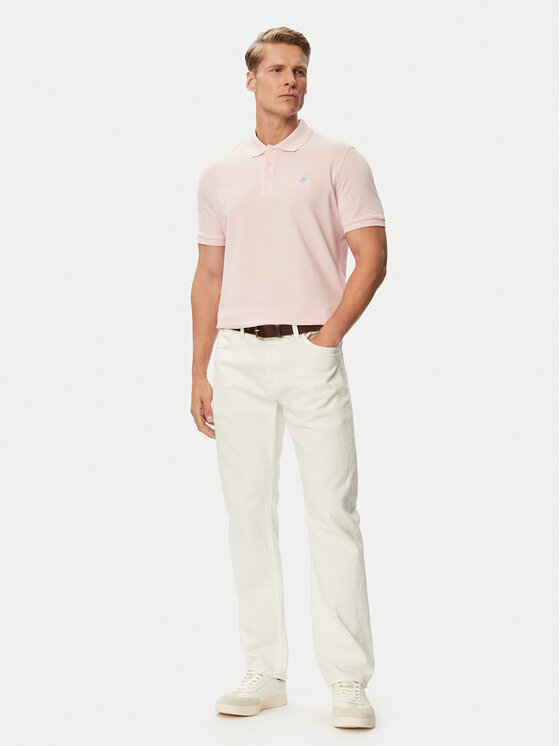 Beverly Hills Polo Club Beverly Hills Polo Club Поло P-SS26M-P42560_BBU Світло-рожевий Regular Fit
