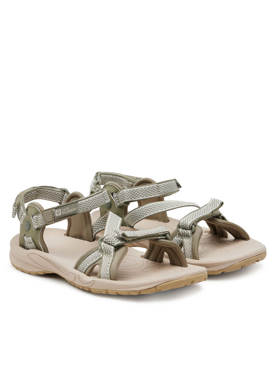 Jack Wolfskin Босоніжки Jack Wolfskin Lakewood Ride Sandal M 4019041 Бежевий