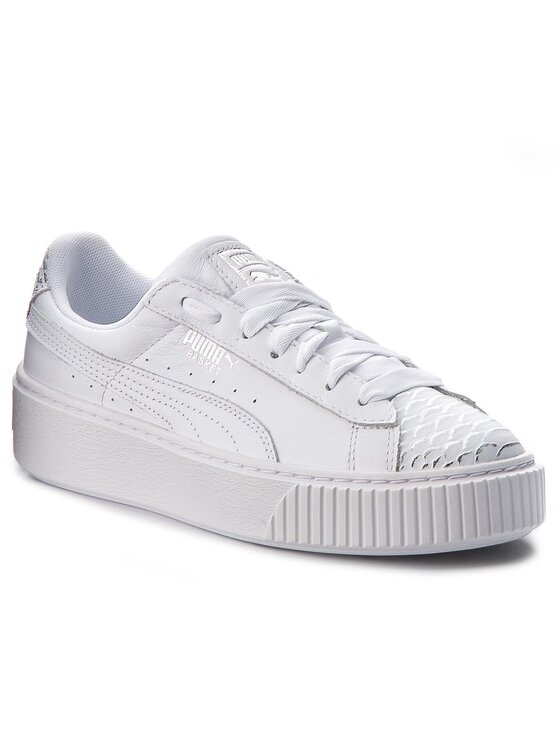 Puma Sportcipők Puma Basket Platform Ocean 366442 02 Fehér