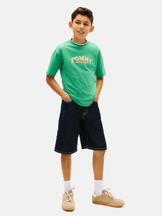 Tommy Hilfiger Tommy Hilfiger Camiseta KB0KB10267 Verde Regular Fit