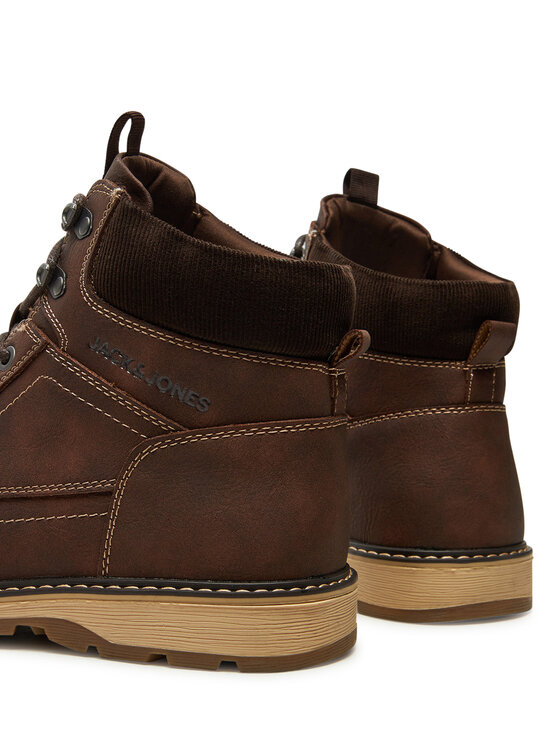 Jack & Jones Черевики Jack & Jones Stratford 12257762 Коричневий
