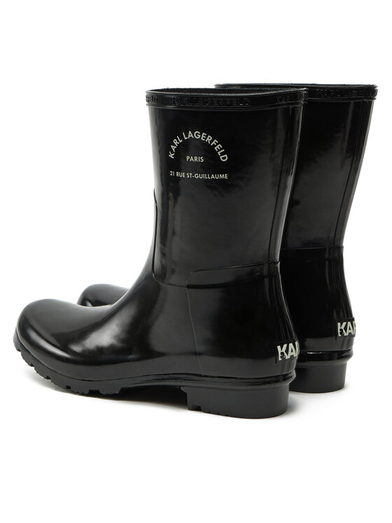 KARL LAGERFELD Gumáky KARL LAGERFELD KL47075S Čierna