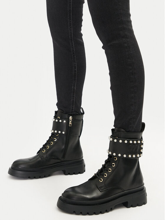 LOVE MOSCHINO Trapery LOVE MOSCHINO JA24235G0LIA0000 Czarny