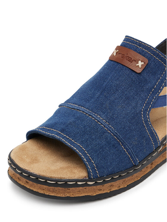 Rieker Sandali Rieker 62982-12 Blu scuro