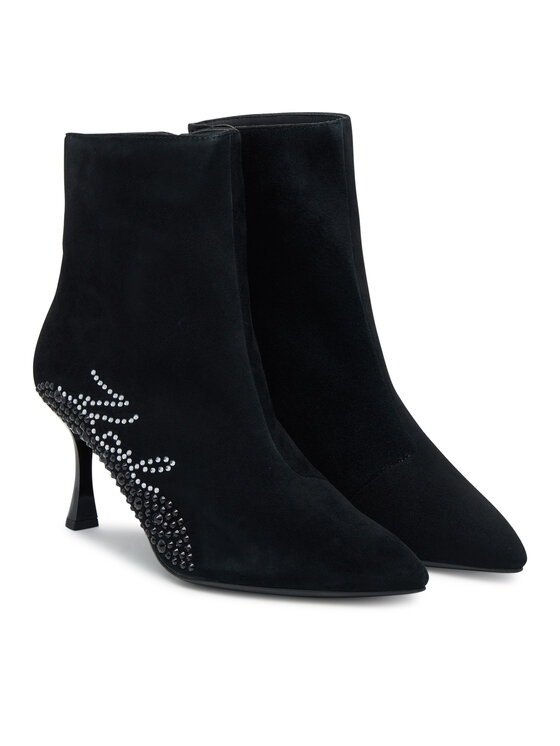 KARL LAGERFELD Členková obuv KARL LAGERFELD Sienna KL32743A Čierna