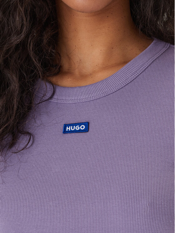 HUGO HUGO Camiseta Easy 50523924 Violeta Slim Fit